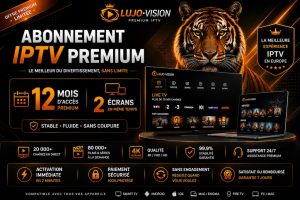 IPTV Smarters Pro 2 Écrans – 12 Mois