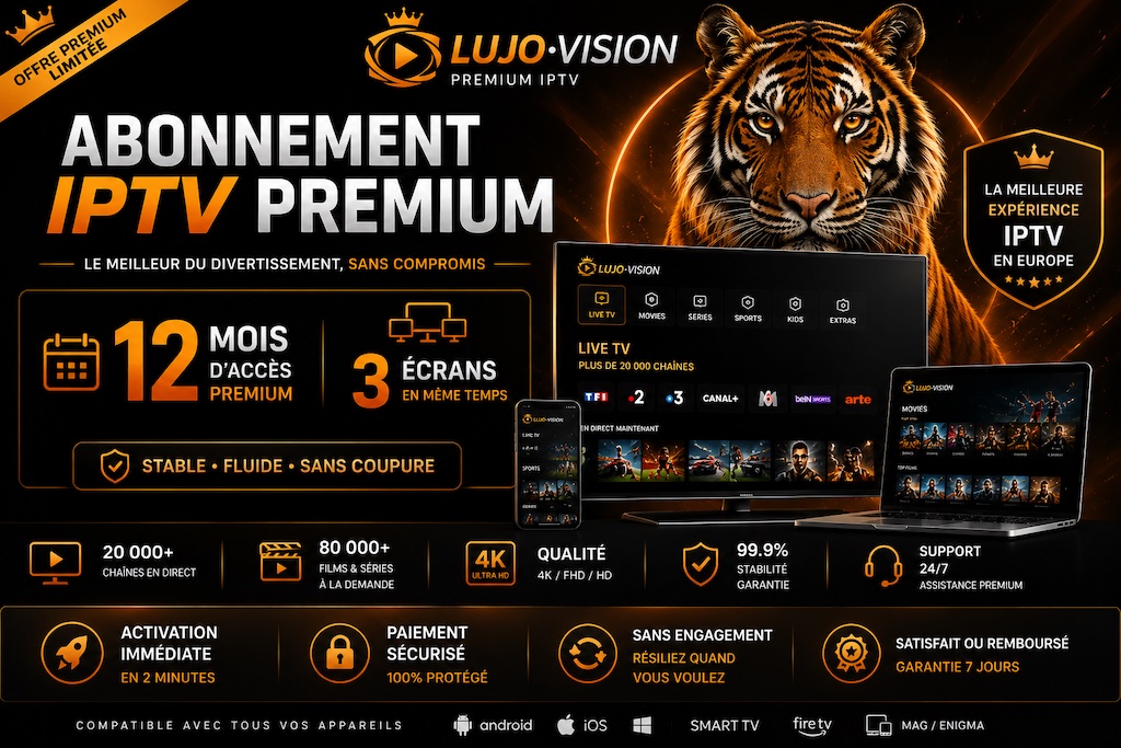 IPTV Smarters Pro Firestick – 3 Écrans 12 Mois