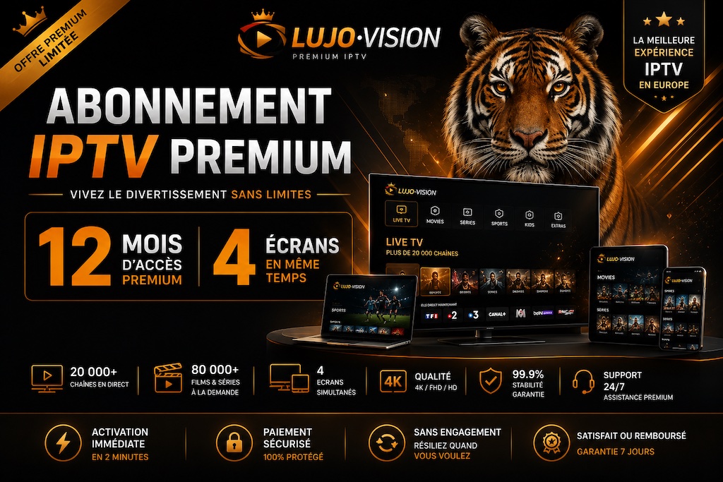 IPTV Smarters Pro Multi Écrans – 4 Connexions