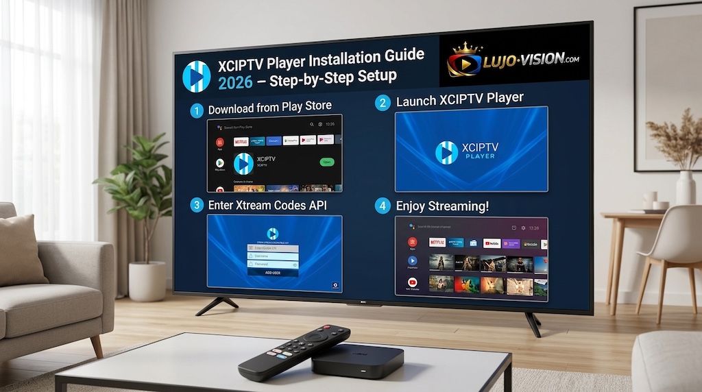 Guía de instalación de XCIPTV Player 2026 – Configuración